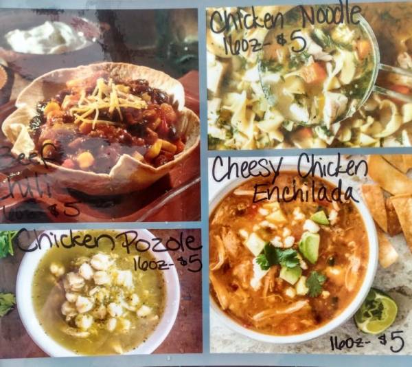 Page 3 of menu, Taqueria Don Manny Conway, AR